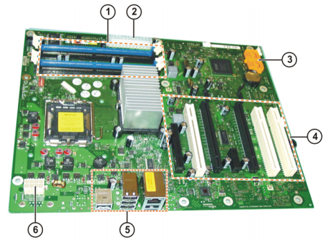 庫卡主板 D2608-K 接口圖示 庫卡主板 D2608-K 接口圖示